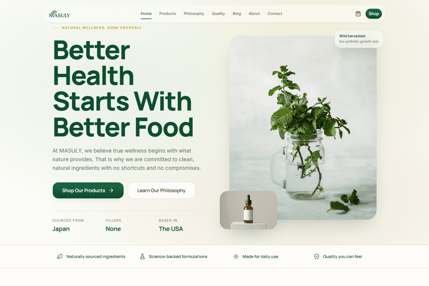 Masuly website preview